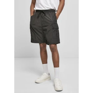 Nylon Cargo Shorts Black