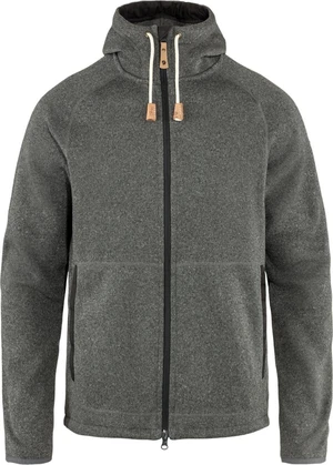 Fjällräven Övik Fleece Dark Grey 2XL Sweat à capuche outdoor