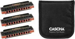 Cascha HH 2343 Professional Blues Pack 3 Harmonica diatonique