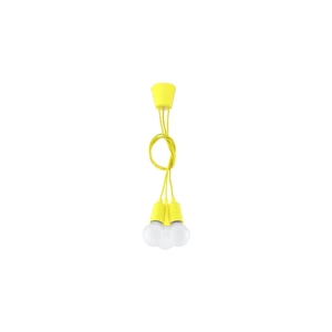 Żółta lampa wisząca ø 15 cm Rene – Nice Lamps