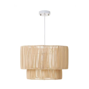 Naturalna rattanowa lampa sufitowa ø 38 cm Natural Way – Casa Selección