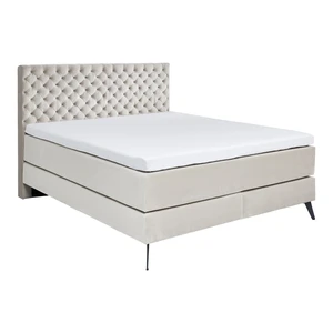 Beżowe łóżko boxspring 200x200 cm La Maison – Meise Möbel