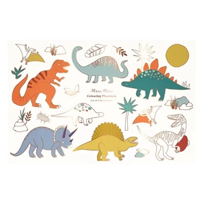 Papierowe maty stołowe zestaw 8 szt. 28x42.5 cm Dinosaurs – Meri Meri