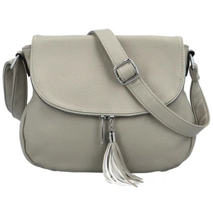 Dámská crossbody kabelka šedá - Firenze Siwon