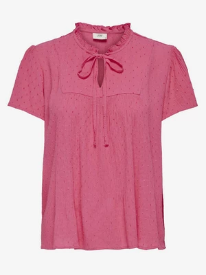 Dark pink women's patterned blouse JDY Lima