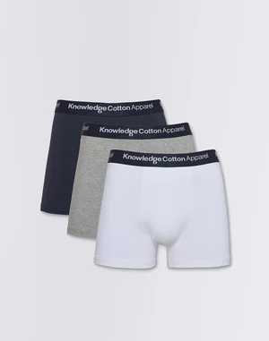 Knowledge Cotton 3-Pack Underwear 1012 Grey Melange M