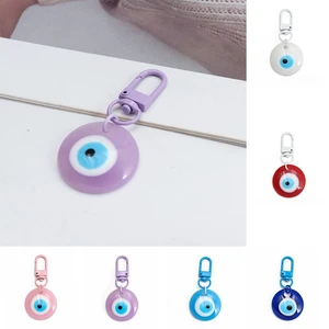 Turkish Blue Eye Demon Eye Key Chain Creative Backpack Charms Korean Style Resin Dripping Oil Gift