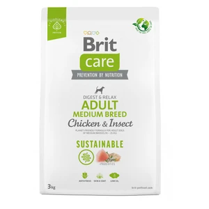 Brit Care Dog Sustainable Adult Medium Breed 3kg