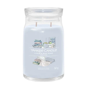 Yankee Candle Aromatická svíčka Signature sklo velké A Calm & Quiet Place 567 g