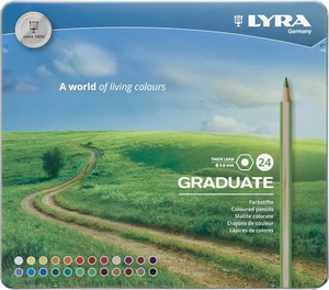 Lyra Graduate Permanent Estuche de lápices de colores 24 pcs