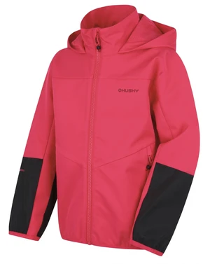 Husky  Sonny K pink, 140 Detská softshell bunda