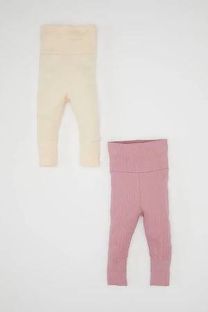 DEFACTO Baby Girl Corduroy Basic Plain 2-Piece Pants