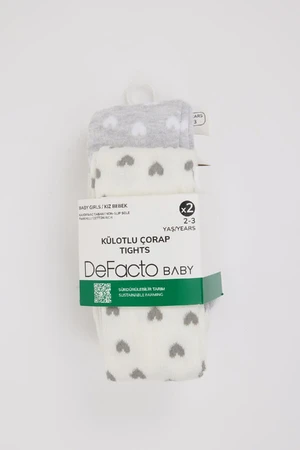 DEFACTO Baby Girl Seamless 2-Pack Cotton Tights