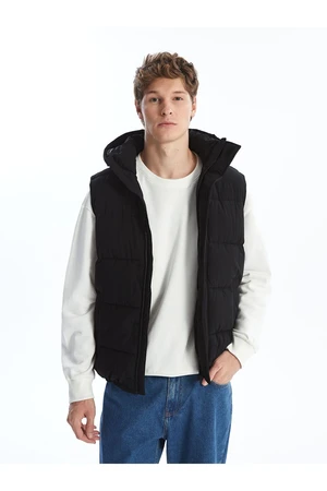 LC Waikiki Lw - Standard Pattern Hooded Men's Puffer Vest