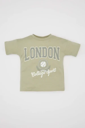 DEFACTO Baby Boy Regular Fit Crew Neck Printed T-Shirt