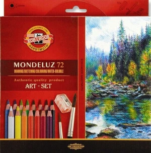 KOH-I-NOOR Mondeluz 3714/72 Aquarellstifte Set 72 Stk