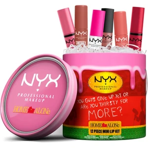 NYX Professional Makeup Home Alone 12 Piece Mini Lip Kit dárková sada na rty