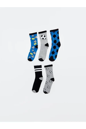 LC Waikiki 5-Piece Lcw Patterned Boy's Socks