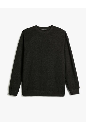 Koton Basic Sweatshirt Relaxed Fit Crew Neck Long Sleeve