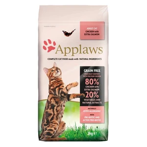 APPLAWS Adult cat chicken & salmon granule pre mačky 1 ks, Hmotnosť balenia: 2 kg