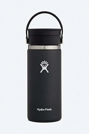 Termo hrnček Hydro Flask 16 Oz Wide Mouth Flex Sip Lid W16BCX001-BLACK,