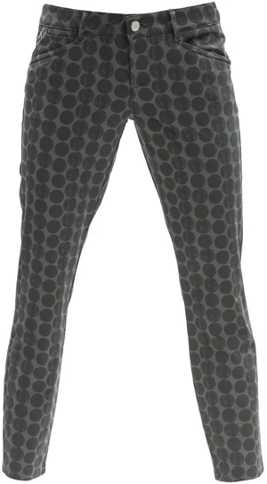 Alberto Mona Waterrepellent Dots Black 42 Pantaloni