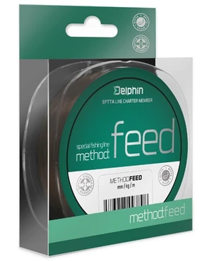 Delphin vlasec method feed hnedá 150 m-priemer 0,20 mm / nosnosť 8,1 lb