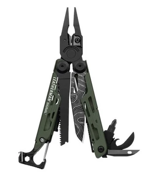 Leatherman multifunkčné kliešte signal green topo