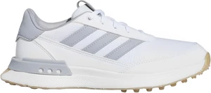 Adidas S2G Spikeless 24 White/Halo Silver/Gum 39 1/3 Chaussures de golf junior