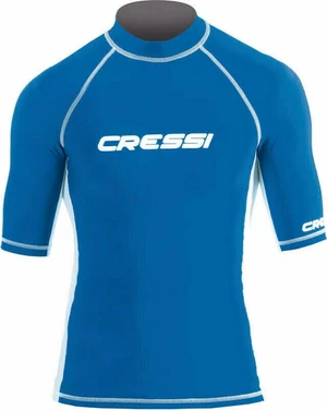Cressi Rash Guard Man Short Sleeve Hemd Blue XL