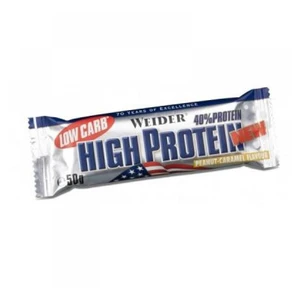 WEIDER Low Carb High Protein proteinová tyčinka Peanut-Caramel 50 g