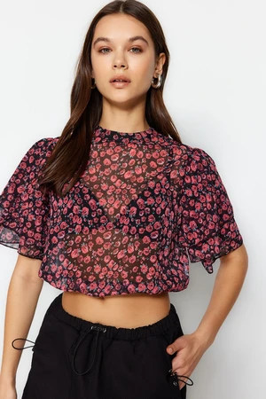 Női blúz Trendyol Floral Patterned