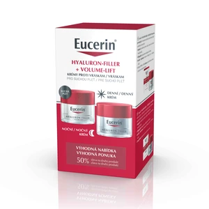 Eucerin HYALURON-FILLER + VOLUME-LIFT Denný krém pre suchú pleť + Nočný krém