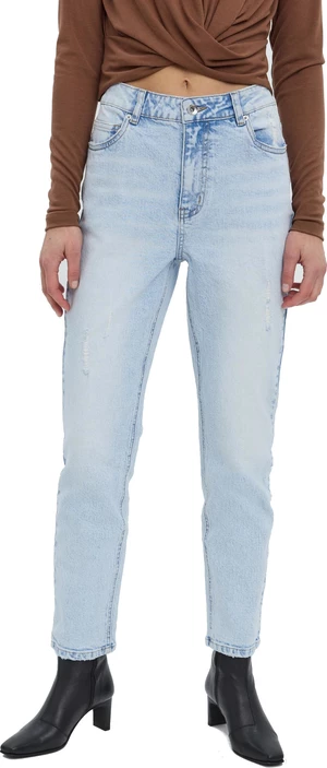 Vero Moda Dámské džíny VMBRENDA Straight Fit 10258017 Light Blue Denim 28/34