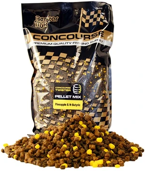 Benzar mix mikro pelety concourse twister pellet mix 2 a 4 mm 800 g - ananas s kyselinou máslovou