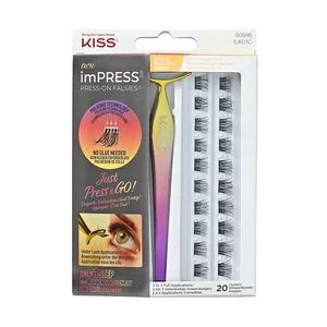 KISS Umělé trsové řasy imPRESS Press on Falsies Kit 01