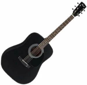 Cort AD810E Black Satin Dreadnought Elektro-Akustikgitarren