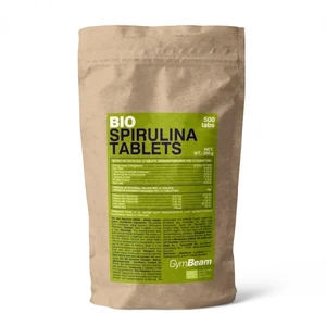 GymBeam Bio Spirulina bez příchuti 500 tablet