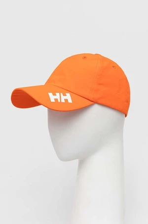 Šiltovka Helly Hansen oranžová farba, s potlačou, 67517