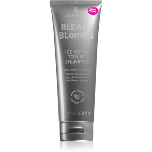 Lee Stafford Bleach Blondes Ice White neutralizujúci strieborný šampón pre blond a melírované vlasy 250 ml