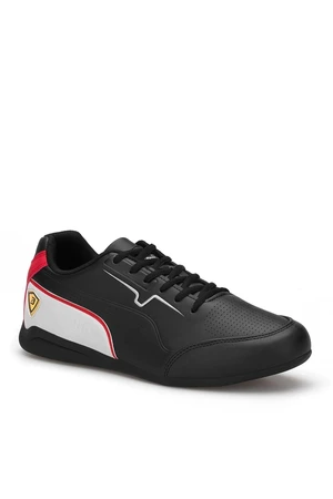 DARK SEER Men's Black Red Sneakers