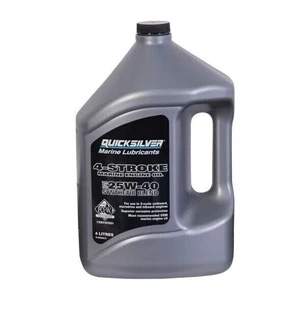 Quicksilver 4-Stroke Marine Oil Synthetic Blend 25W-40 4 L