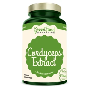 GREENFOOD NUTRITION Cordyceps Extract 90 kapslí