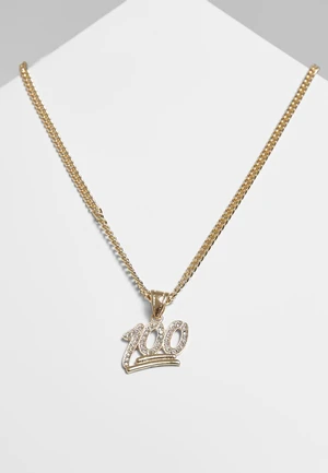 One Hundred Diamonds Gold Necklace