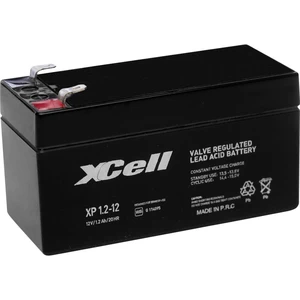 XCell XP1.212 XCEXP1.212 olovený akumulátor 12 V 1.2 Ah olovený so skleneným rúnom (š x v x h) 97 x 52 x 44 mm plochý ko