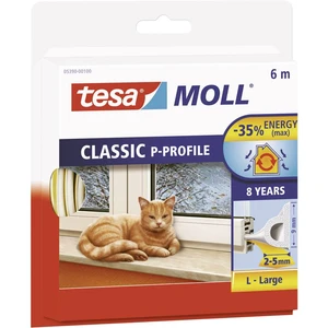 tesa P-PROFILE 05390-00100-00 tesniaca páska tesaMOLL® biela (d x š) 6 m x 9 mm 1 ks