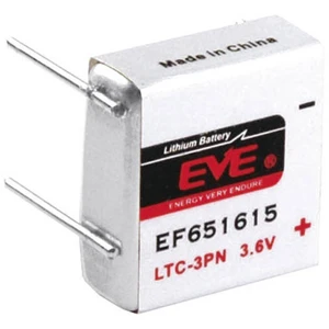 EVE EF651615 špeciálny typ batérie LTC-3PN spájkovacie kolíky v tvare U lítiová 3.6 V 400 mAh 1 ks