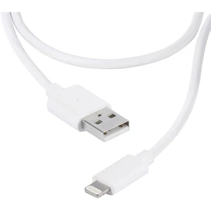 Vivanco #####USB-Kabel USB 2.0 #####USB-A Stecker, #####Apple Lightning Stecker  1.20 m biela