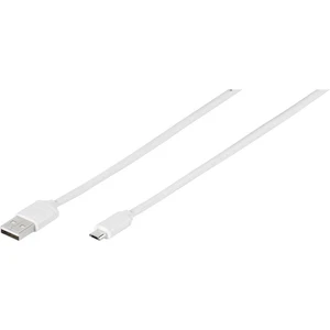 Vivanco #####USB-Kabel USB 2.0 #####USB-A Stecker, #####USB-Micro-B Stecker 1.00 m biela