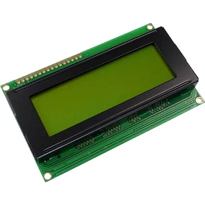 Display Elektronik LCD displej   žltozelená 20 x 4 Pixel (š x v x h) 98 x 60 x 11.6 mm DEM20485SYH-LY